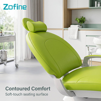 Fauteuil dentaire électrique intelligent à commande numérique Z16 avec revêtement en cuir microfibre