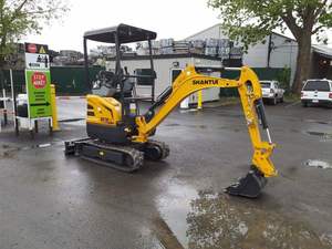 Mini-excavatrice sur chenilles Shantui SE18, pelle hydraulique compacte pour travaux d'aménagement paysager, agricoles, municipaux et de construction en espaces restreints - Product Image 4