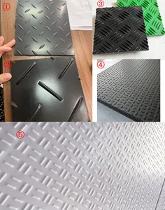 Factory Sale HDPE Ground Protection Temporary Construction Road Mats Swamp Paving Board