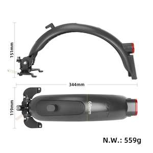 Garde-boue arrière en aluminium gris Ulip avec feu arrière Nine Max G30/G30P/G30LP/G30D Garde-boue en métal haut de gamme Livraison rapide - Product Image 2