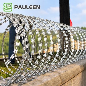 Alambre de Hierro Galvanizado, Alambre de Púas Afilado Tipo Concertina con Alta Seguridad para Plantas Eléctricas y Fábricas Químicas - Product Image 2