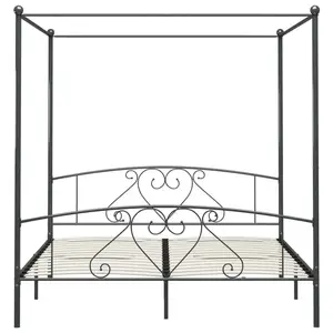 Canopée en métal solide, cadre de lit, moustiquaire simple, double, reine, King Size, vente en gros