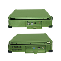 Portable Industrial Dual Screen Workstation Intel Core I7-12700H 32GB RAM 1TB SSD RTX 3050 Rugged Laptop OEM ODM in Stock