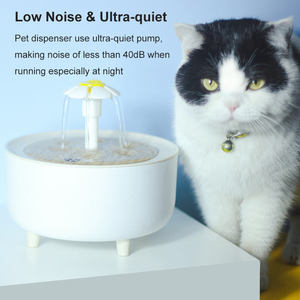 Pet Đài Phun Nước 2L Con Chó Uống Đài Phun Nước USB Sạc Bông Bộ Lọc Vòi Nước Kit Tự Động Power Off Mèo Nước Dispenser - Product Image 3