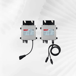 Microinversor Solar Inteligente con Conexión WiFi Nep BDM-400 de 400W Certificado por <span class=keywords><strong>VED</strong></span>, Salida Única, Almacenamiento de Energía Fotovoltaica para Balcón - Product Image 1