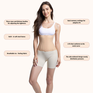 Ceinture de sport et de fitness pour femmes grandes tailles, super résistante, fine, écologique, effet amincissant, avec fermeture à agrafes - Product Image 4
