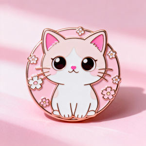 New Arrival Design Pins <b>Badge</b> Wholesale Metal Round Souvenir Gift <b>Badge</b> Soft Enamel Pin Custom Lapel Pins - Product Image 6