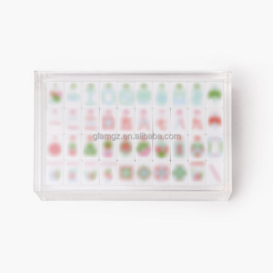 Boîte de rangement et de présentation en acrylique transparente pour tuiles de Mahjong américain, modèle Pearl Luxury Sunday White Lotus <span class=keywords><strong>Miss</strong></span> Bespoke Christmas - Product Image 5