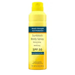 新しい保湿ホワイトニングビーチ-ストレングスサンプロテクションローションサンスクリーンSPF50耐水性サンブロックボディスプレーPA