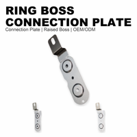 Plaque de connexion de batterie en acier nickelé Ring Boss Terminal, liaison conductrice estampée pour l'assemblage de packs de batteries de véhicules électriques, personnalisable OEM ODM