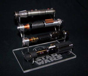 Soporte de <span class=keywords><strong>sable</strong></span> de luz, réplica maestra acrílica de corte láser de 4 niveles - Product Image 6