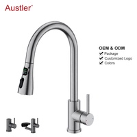 trou tasse rondelle mat noir en acier inoxydable retirer pulvérisateur évier robinet de cuisine avec verre rinceur