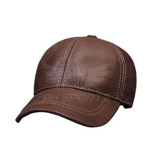 Men's Suede Leather Cap Womens Baseball Cap Tan Suede Leather
