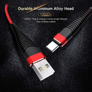 USB Loại C Cáp 3A sạc nhanh nylon bện ABS cho cho S20/S10/S9/S8 máy in máy tính máy quét máy ảnh - Product Image 4