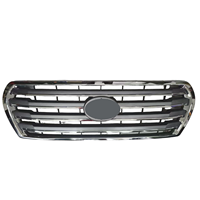 2012-2014 pour Land Cruiser FJ200 GRJ200 calandre de pare-chocs avant de voiture demi-nouveau ABS Chrome gris 53101-60881