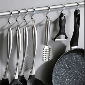 Heavy Duty Wall Fit Acier Inoxydable S Crochets Pots Ustensiles De Cuisine Sacs Serviettes Plantes Vêtements Ustensiles Suspendus - Product Image 1