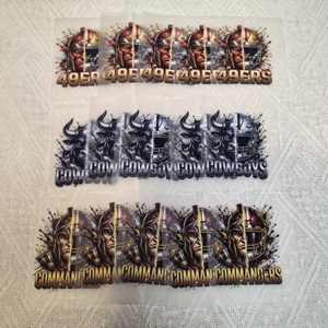 Adesivi per Abbigliamento Termotrasferibili Lavabili in Acqua, Resistenti, con Motivi Jaguar & Raiders, <span class=keywords><strong>i</strong></span> Più Venduti e Popolari - Product Image 2