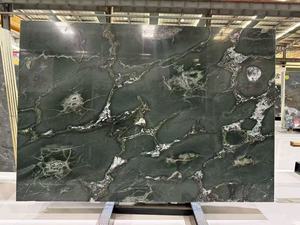 Green Island Cloud Marble - Natural Cloud Vein <strong>Stone</strong> Luxury Decorative Slab For Walls/Flooring/Countertops - Product Image 5