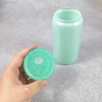 Coloré miroitant paillettes 16oz 20oz verre gobelet couverture de remplacement Durable strass Bling acrylique couvercles anti-déversement Portable