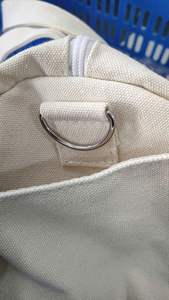 กระเป๋าเดินทางผ้าแคนวาส กระเป๋าเดินทางสุดสัปดาห์ กระเป๋าเดินทางค้างคืน กระเป๋าสะพายกีฬา กระเป๋าเดินทางกลางแจ้งสำหรับผู้หญิง กระเป๋าผ้าฝ้ายแบบกำหนดเอง - Product Image 6