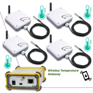 4 مجموعات نظام لاسلكي ، مراقبة ذكية لدرجة الحرارة العالية عن بعد - Product Image 2