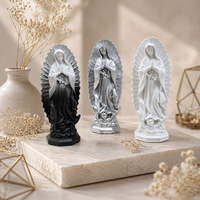 Statue religieuse mexicaine en résine, Vierge Marie, modèle peint à la main, écologique, décoration de Noël pour la maison