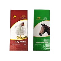 Sac tissé en PP biodégradable personnalisé pour aliments pour chats et aliments pour animaux, sac de 25 kg et 50 kg