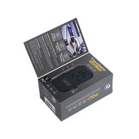 Boîte suspendue pliable haut de gamme en carton pour l'emballage de produits électroniques 3C avec revêtement UV et gaufrage, écologique