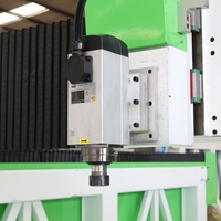 Machine de fraisage CNC 3D à bois à 5 axes avec broche rotative et rotation à 180 degrés