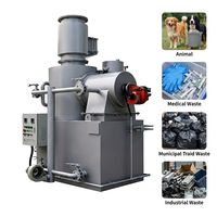 Incinérateur de déchets à haute efficacité pour les déchets municipaux et domestiques, système complet de purification des gaz de combustion, four de combustion des déchets