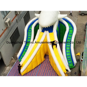 Popular enorme tiburón natación pelota inflable piscina tobogán PVC comercial <span class=keywords><strong>parque</strong></span> acuático en el suelo para el hogar tamaño personalizado - Product Image 5