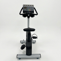 Bicicleta Estática Comercial Vertical con Pantalla LED, Resistencia Magnética Autogenerada, 20 Niveles de Intensidad, Bicicleta de Ejercicio para Gimnasio y Fitness