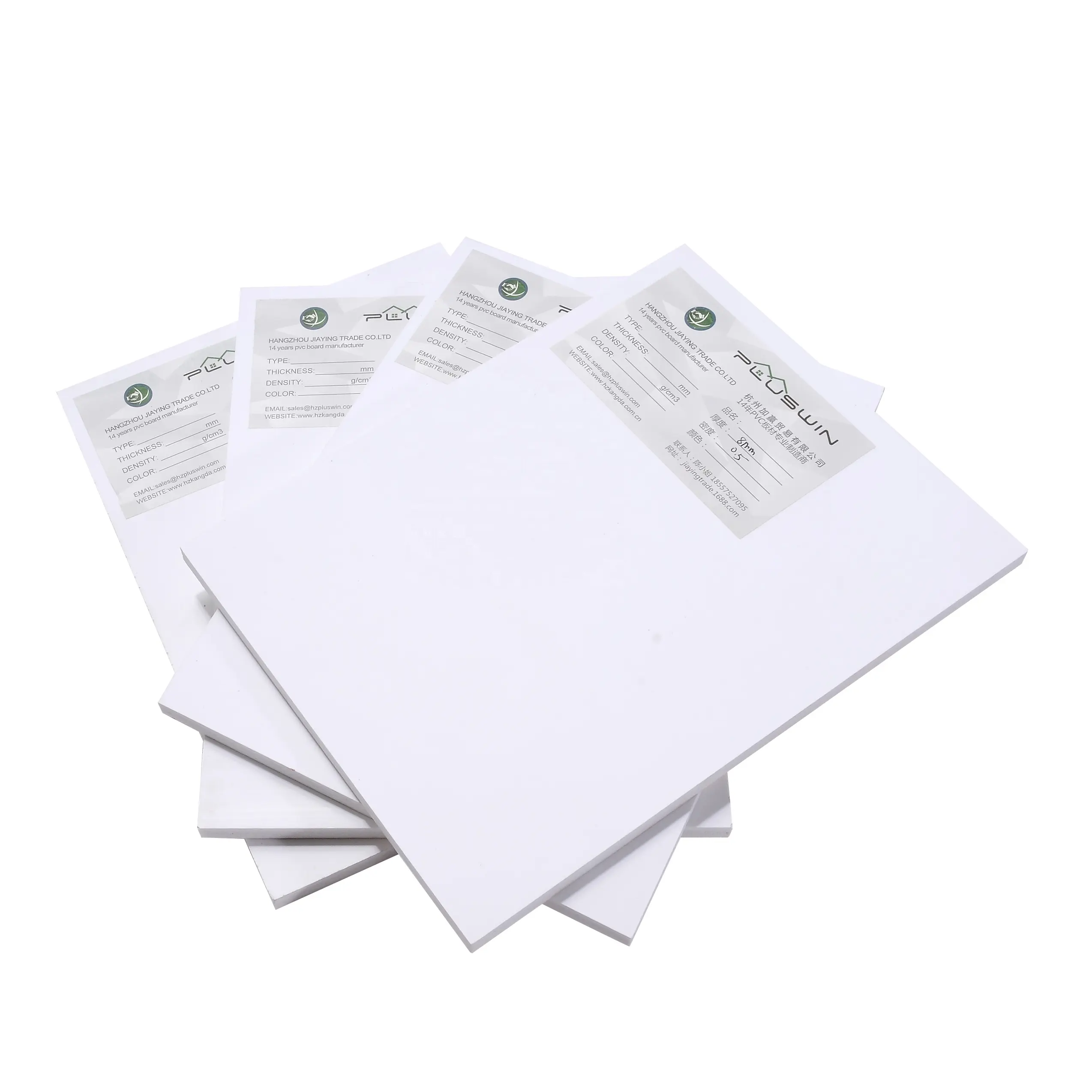 white or colored pvc sheet board Rigid Pvc Sheet Foam 1220*2440mm or custom size between 3-30mm