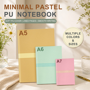 Cuaderno Personalizado con Logotipo al por Mayor, A6 Profesional, Tapa Blanda de PU, Estampado en Dorado, Rayado, Punteado, Cuadriculado, en Blanco, para Oficina y Escuela - Product Image 3