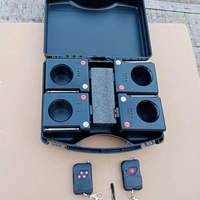 Machine de Tir de Feux d'Artifice Sans Fil Nouvelle à Effet Fontaine de Scène pour Fêtes, Système de Démarrage Pyro Froide à Télécommande 4 Canaux avec Récepteur pour Mariages