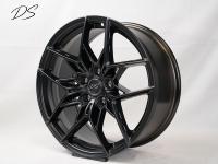 Jantes de voiture neuves de 18 pouces 8J, 5x114.3, en aluminium 6061-T6 noir brillant, fabriquées par flow forming, fournie directement par l'usine