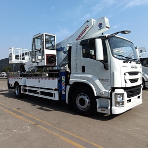 Мобильная подъемная платформа ISO9001 45 м 300 кг Isuzu с гидравлической телескопической стрелой по заводской цене - Product Image 4