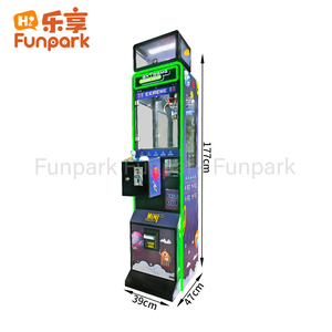 Funpark Mega Mini Claw <span class=keywords><strong>Machine</strong></span> Pequeños juguetes recreativos que funcionan con monedas con premio de felpa en inglés Construcción de metal - Product Image 3