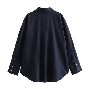 SHENZHU Camicette Multicolore da <span class=keywords><strong>Donna</strong></span> Moda 2024, Camicie Vintage a Maniche Lunghe, Bluse <span class=keywords><strong>Chic</strong></span>, <span class=keywords><strong>Abbigliamento</strong></span> Casual Femminile - Product Image 3