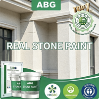Peinture anti-décoloration pour granit avec granulats de roche mélangés pour les surfaces extérieures des terminaux de bus