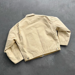 Nouvelle veste en coton rétro pour homme, style workwear, avec col à revers et motif en grille de diamants, veste décontractée polyvalente pour l'extérieur, fabricant de vestes - Product Image 2