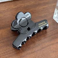Barrette à cheveux en acétate écologique - Clip floral de 6 cm pour filles, accessoires pour cheveux avec logo personnalisé