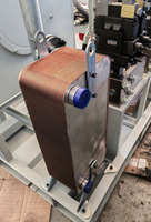 Échangeur de chaleur à plaques brasées en acier inoxydable personnalisé pour l'industrie brassicole, la transformation des boissons, certifié CE/TUV, marque Hylita