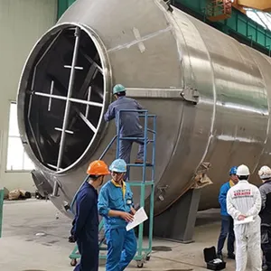 Custom Oil Tank Large Metal Structure Custom Heavy Metal Fabrication High Precision Steel Pressure Vessel