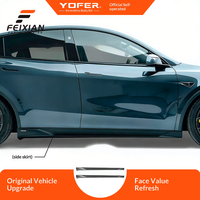 Nouveau kit carrosserie compact Longyan PRO pour Tesla Model Y Juniper 2025+ : lèvre avant, jupes latérales, lèvre arrière, aileron pour modification automobile YOFER