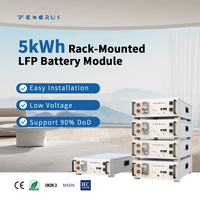 Batterie de stockage d'énergie basse tension de haute qualité 5,22 kWh 10,44 kWh 51,2 V 102 Ah 90 % DoD, plus de 6000 cycles, pour stations de base télécom
