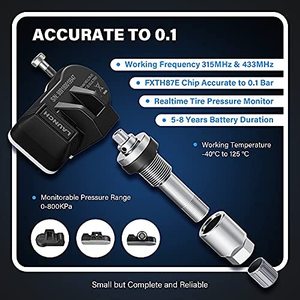 Ra mắt LTR-03 lập trình giám sát áp suất lốp hệ thống RF tần số kép 315MHz + 433Mhz TPMS cảm biến - Product Image 4