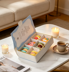Boîte Cadeau Créative en Forme de Livre pour Anniversaire et Fêtes, Idéale pour Macarons, Snacks, Biscuits et Pâtisseries - Product Image 4
