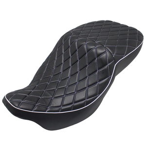 Coussin de siège confortable en cuir PU pour moto, pour Harley 2007 — 2019, FLHT <span class=keywords><strong>Electra</strong></span> Glide 2014-2019, Ultra Limited <span class=keywords><strong>CVO</strong></span> - Product Image 2