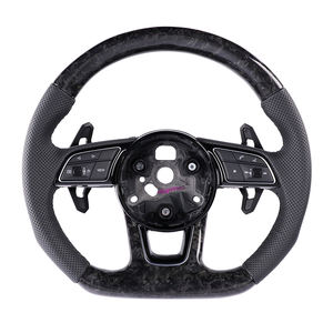 Volant de direction en carbone forgé à fond plat en gros pour <span class=keywords><strong>Audi</strong></span> MK7 GTI <span class=keywords><strong>RS</strong></span> Q8 B9 S6 2007 - Product Image 3